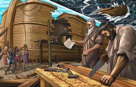 quanto tempo durou a construção da arca de noé